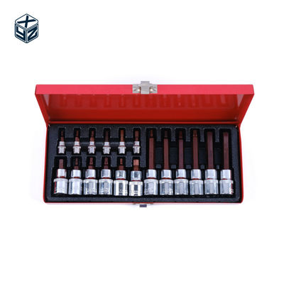 Επεξεργασία ακρίβειας S2 18pcs Steel Box Bits Set για ηλεκτρικά εργαλεία χειρός