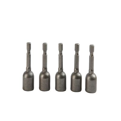 12mm*48mm*5PC CRV Μαγνητικό Nbut Driver Set με φυσικό φινίρισμα και 1/4in Drive Size