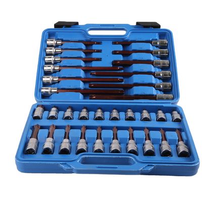 Υλικό S2 Προσαρμοσμένο 32pcs T Type Bit Socket Set 55MM έως 200MM