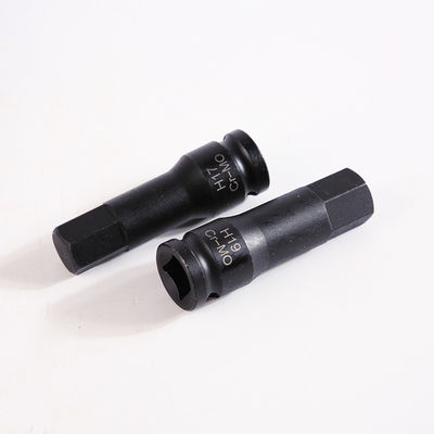 Οδήγηση Μαύρο Φωσφορικό Φινίρισμα H5 Hex Impact Socket Set κατασκευασμένο από υλικό CR-MO