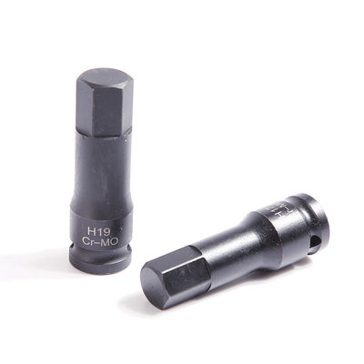 Οδήγηση Μαύρο Φωσφορικό Φινίρισμα H5 Hex Impact Socket Set κατασκευασμένο από υλικό CR-MO
