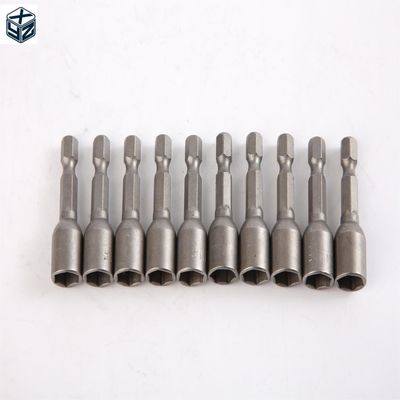 1/4in Drive Μέγεθος CRV υλικό 6.35 Έκταγωνός 9mm*42mm*10PC Strong Μαγνητικός Οδηγός Nut Set