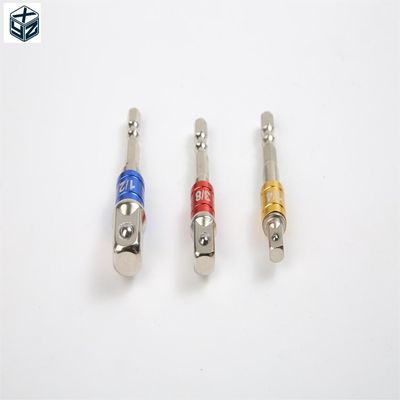 CRV Χρώμιο Βανάδιο Χάλυβα Ασημένιο 1/4' 54mm Παγκόσμιος προσαρμοστής πρίζας για ανθεκτικό