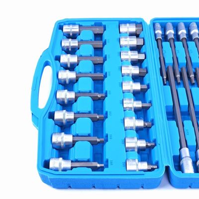 Υλικό CRV τύπου H 30pcs Bit Socket Set 55MM έως 200MM