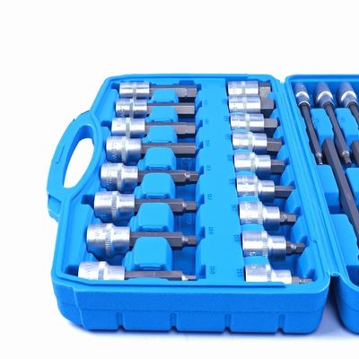 Υλικό CRV τύπου H 30pcs Bit Socket Set 55MM έως 200MM