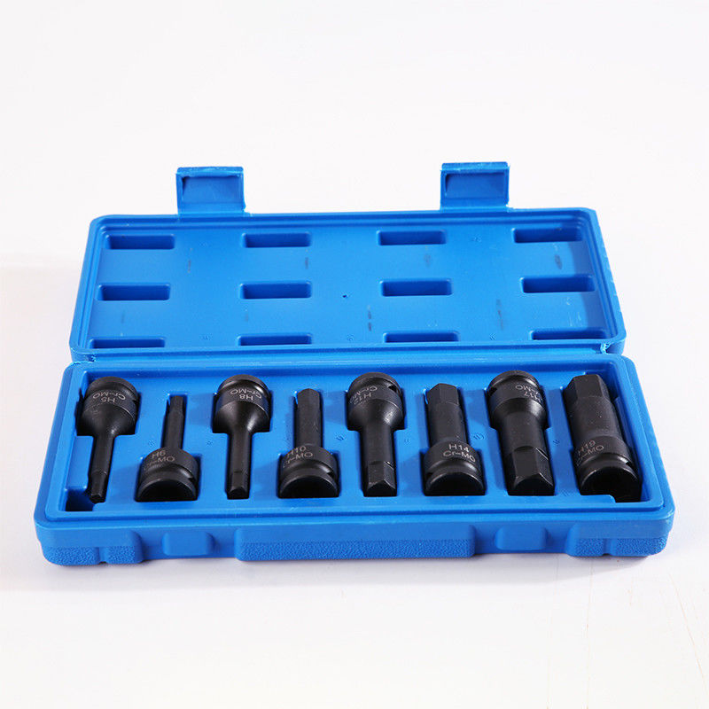 Οδήγηση Μαύρο Φωσφορικό Φινίρισμα H5 Hex Impact Socket Set κατασκευασμένο από υλικό CR-MO