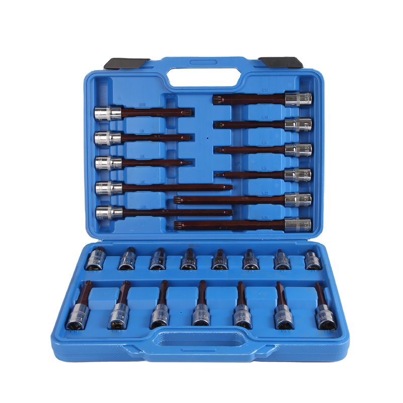 55MM έως 200MM Bit Socket Set με φωτεινό χρώμα υλικό S2