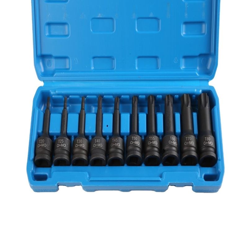 Μαύρο Φωσφορικό Φινίρισμα 20pcs 78 σειράς T20 έως T80 CR-MO υλικό ανθεκτικό εμβολιαστικό σύνολο